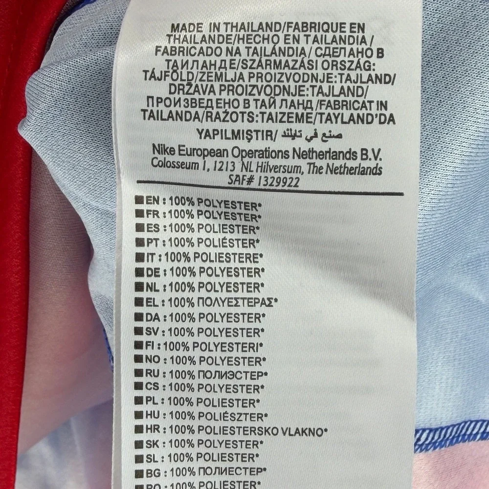 Nike USMNT Christian Pulisic 10 Soccer Jersey Blue Red 4XL FJ1198-100 Mens
